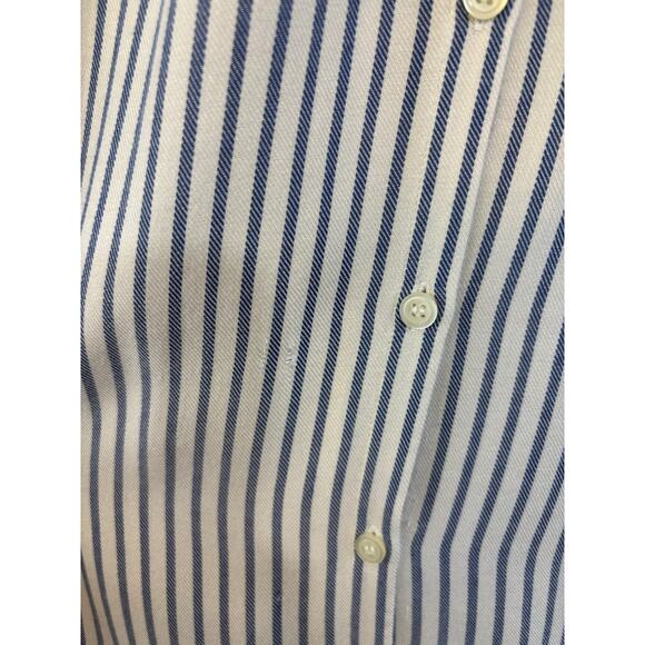 Madewell Women's Central Shirt In Dalton Blue and White Stripe Size XLarge - Picture 6 of 6